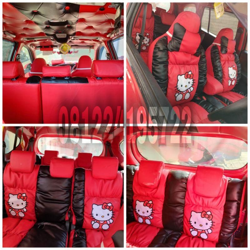 Sarung Jok Mobil Cover Jok Mobil Bungkus Jok Mobil+Plafon Karakter Avanza Xenia Sigra Calya Rush,Dll