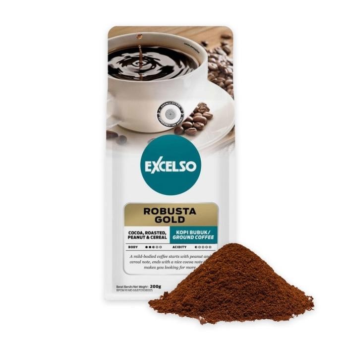 

Excelso Kopi Bubuk Robusta Gold 200G Twin Pack