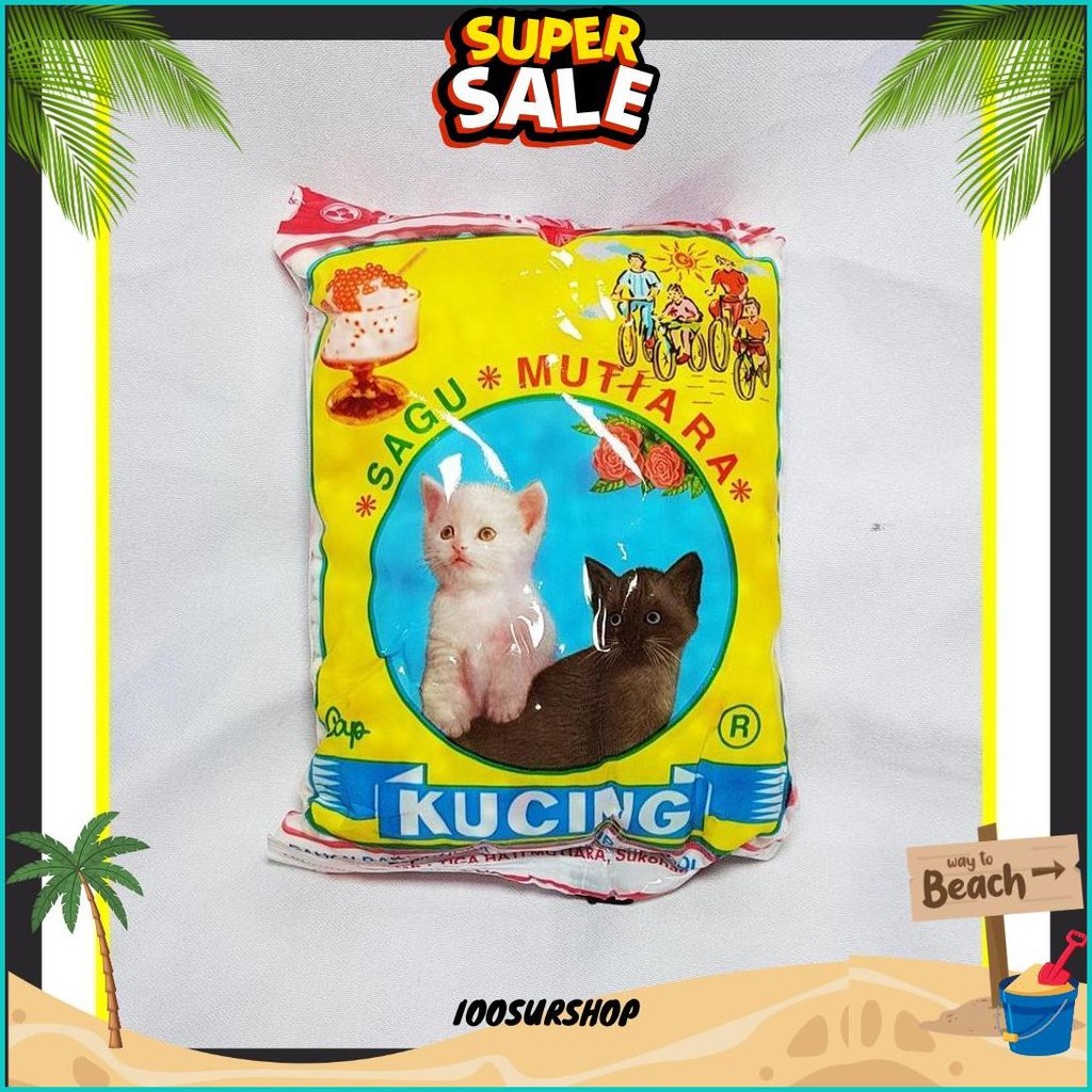 

Sagu Mutiara Cap Kucing 100 Gr - Sagu Mutiara Cod