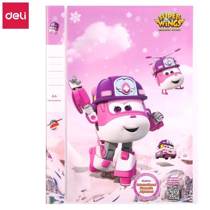 

diskon! deli super wings display book 0,6mm , saku 0,03mm a4 2warna ez55702