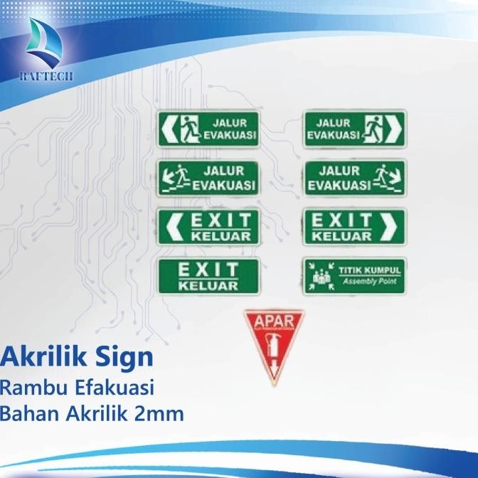 

Sale Sign Jalur Evakuasi Dan Rambu Exit | Acrylic Ukuran 30 X 10 Cm