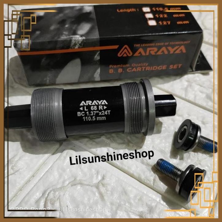 [LSS] BB BOTTOM BRACKET KOTAK BEARING ARAYA 110 ATAU 110.5 MM