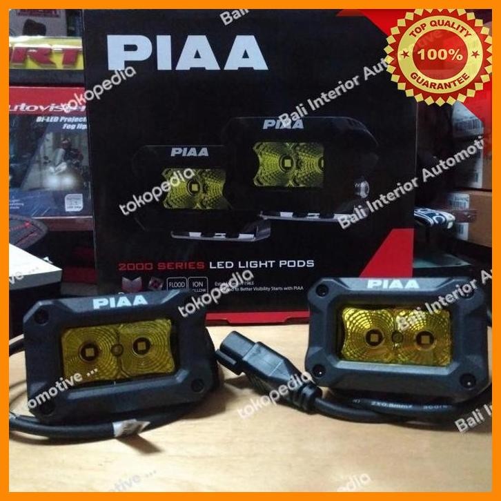 (BIAS) LAMPU SOROT MOBIL MOTOR PIAA 2000 SERIES LED YELLOW ION READY STOCK