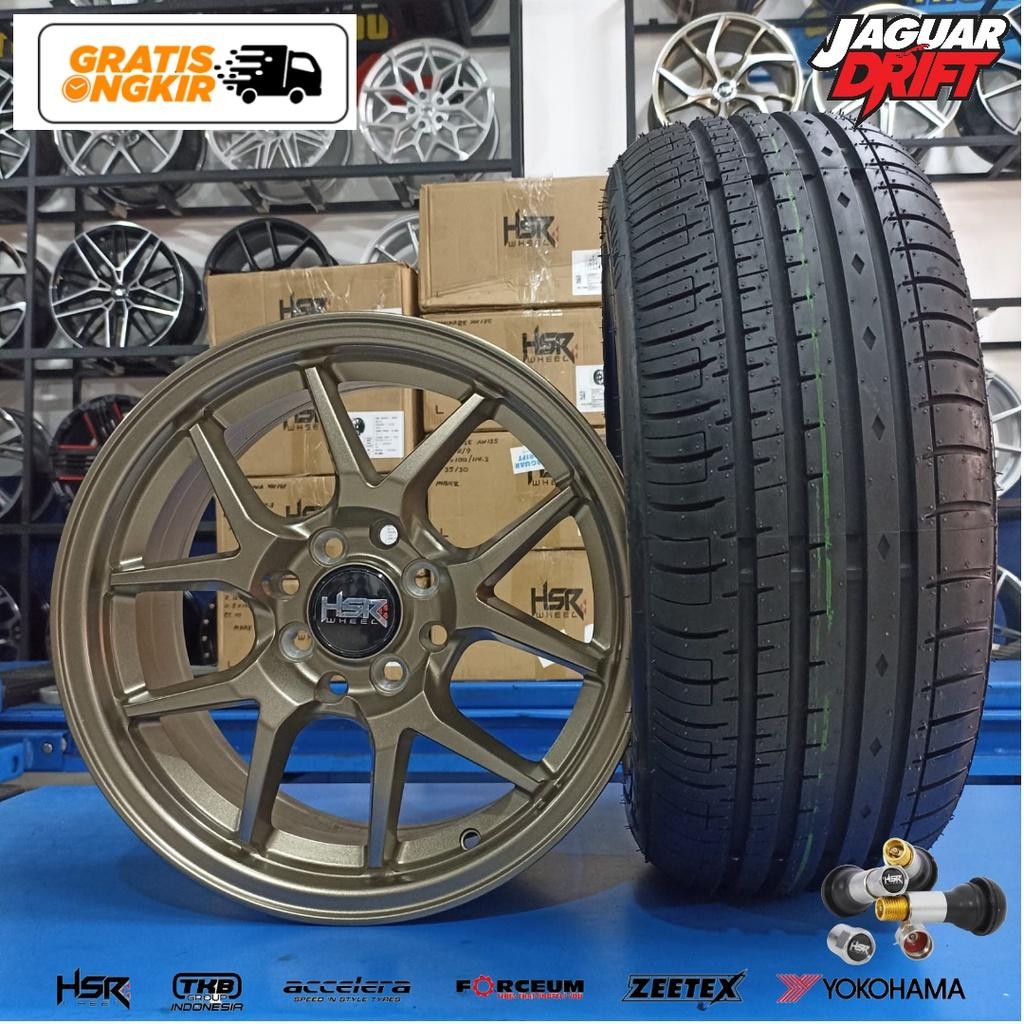 Velg Mobil Ring 15 - Paket Velg Ban Hsr R15 Ban Accelera 185 55 R15 Cocok Untuk Brio Agya Sigra Cayl