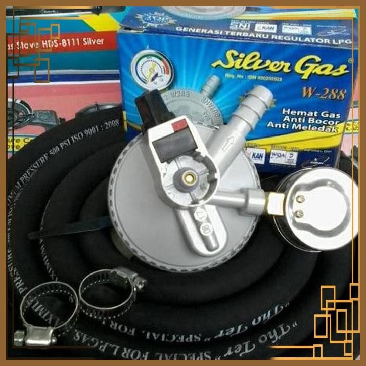 [GKP] REGULATOR OTOMATIS ANTI MELEDAK WINN GAS SILVER + SELANG 3 LAPIS