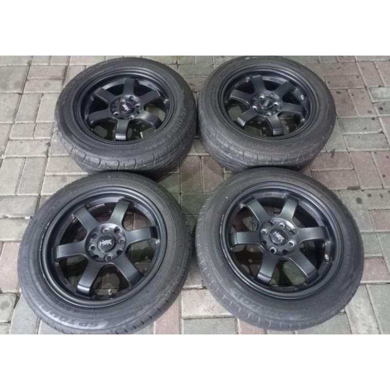 Hsr Tokyo Ring15 Velg Mobil Dan Ban Bekas Copotan Cocok Untuk Sigra, Sirion, Karimun, Corolla, Altis