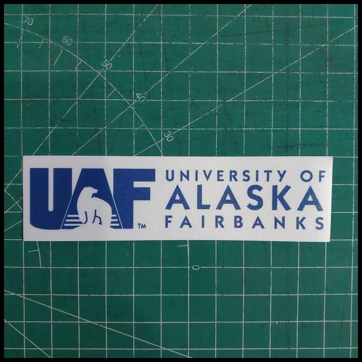

TERMURAH STICKER KAMPUS UNIVERSITY OF ALASKA FAIRBANKS WHITEBASED !!!!