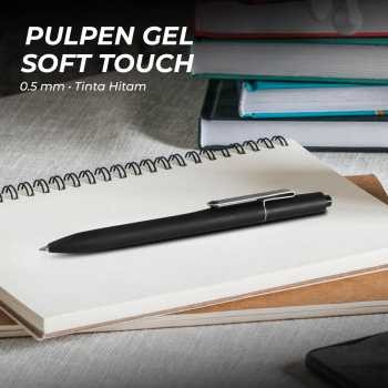 

Kaco MIDOT Pena Pulpen Gel 0.5mm Soft Touch Metal Clip Tinta Hitam