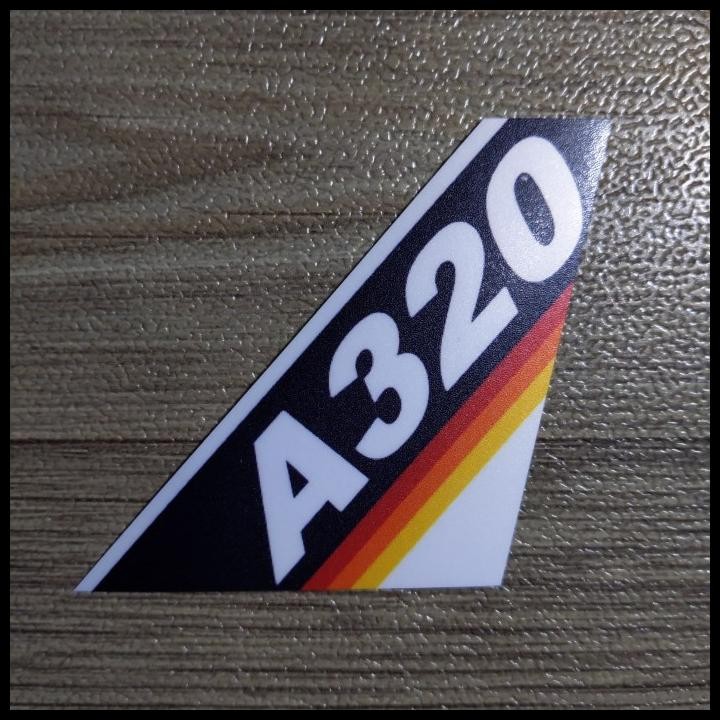 DISKON STICKER AVIATION AIRBUS A320 TAIL STICKER 