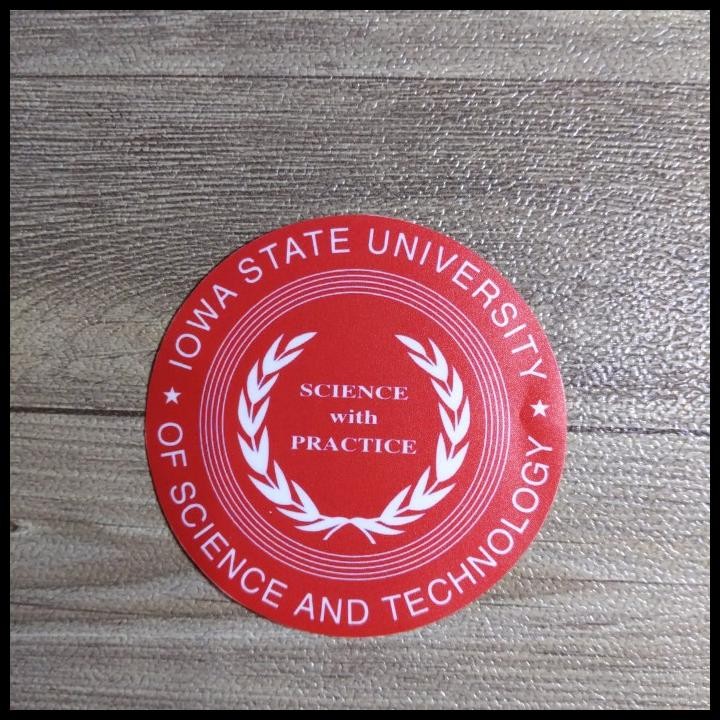 

HOT DEAL STICKER KAMPUS IOWA STATE UNIVERSITY SCIENCE AND TECH !!!