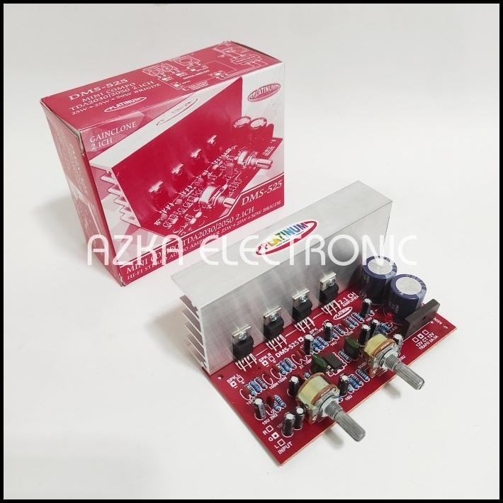 TERBARU KIT POWER AMPLIFIER SPEAKER AKTIF 2.1 CHANNEL TDA2030 DMS 525 