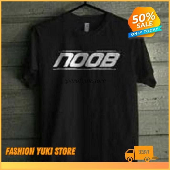 KAOS TSHIRT BAJU COMBED 30S DISTRO NOOB ML MOBILE LEGENDS POLOS CUSTOM INDONESIA  GAME PRIA WANITA  