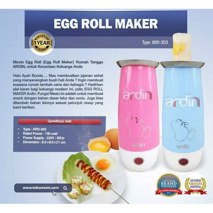 Egg roll Maker/Mesin Sostel/Mesin Sosis Telor/Alat sosis telur gulung
