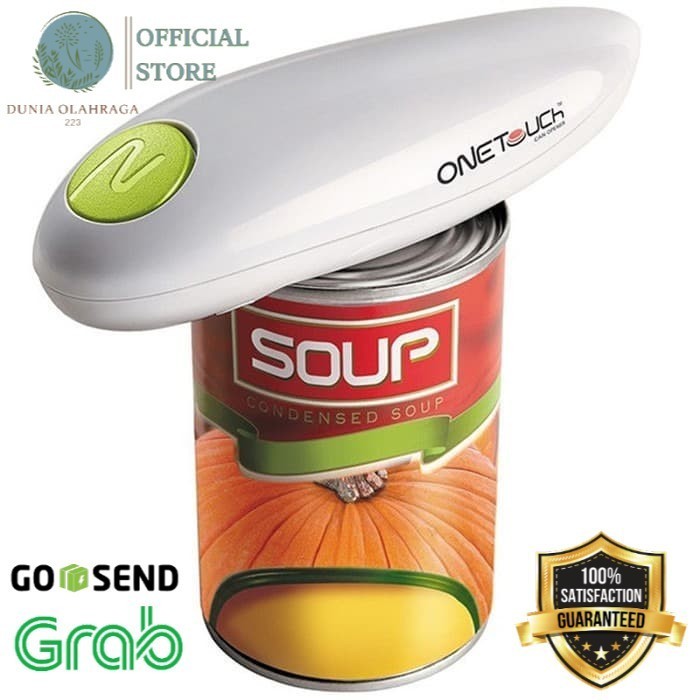 TERBARU One Touch Can Opener - Alat Pembuka Kaleng Otomatis - Pembuka Kaleng