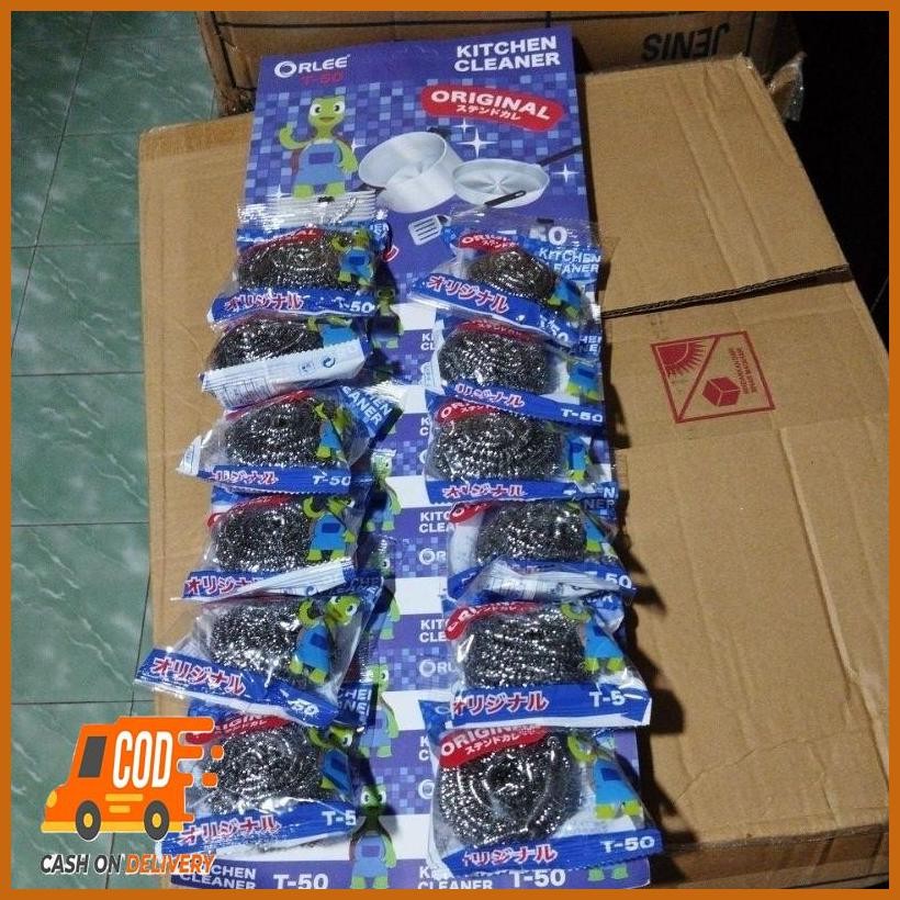 Flash Sale Gosok Panci Orlee T-50 Isi 12 Grosir