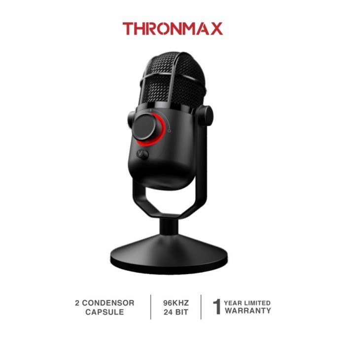 Hilmawanmall - Thronmax Microphone Mdrill Dome M3 Usb