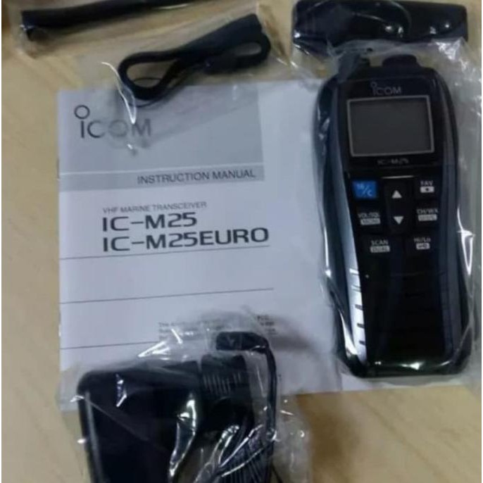 Promo Ht Icom M25 Radio M25 Vhf Marine Icom Ic M25 Ht Waterproof Icom Ic-M25