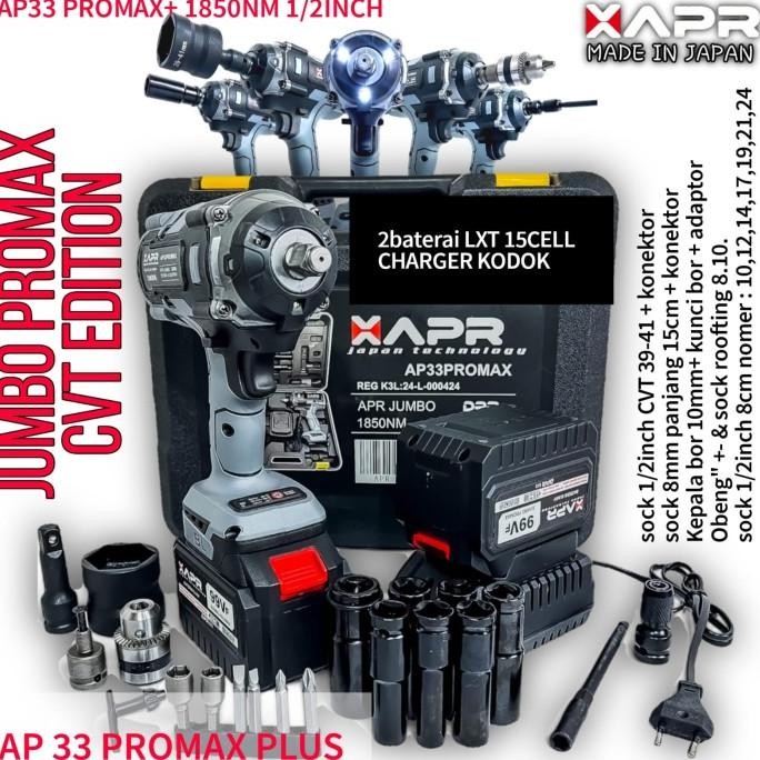 }}}}}}] Promo Cod Impact wrench APR JAPAN JUMBO 88V BLACK EDITION 1500NM origi