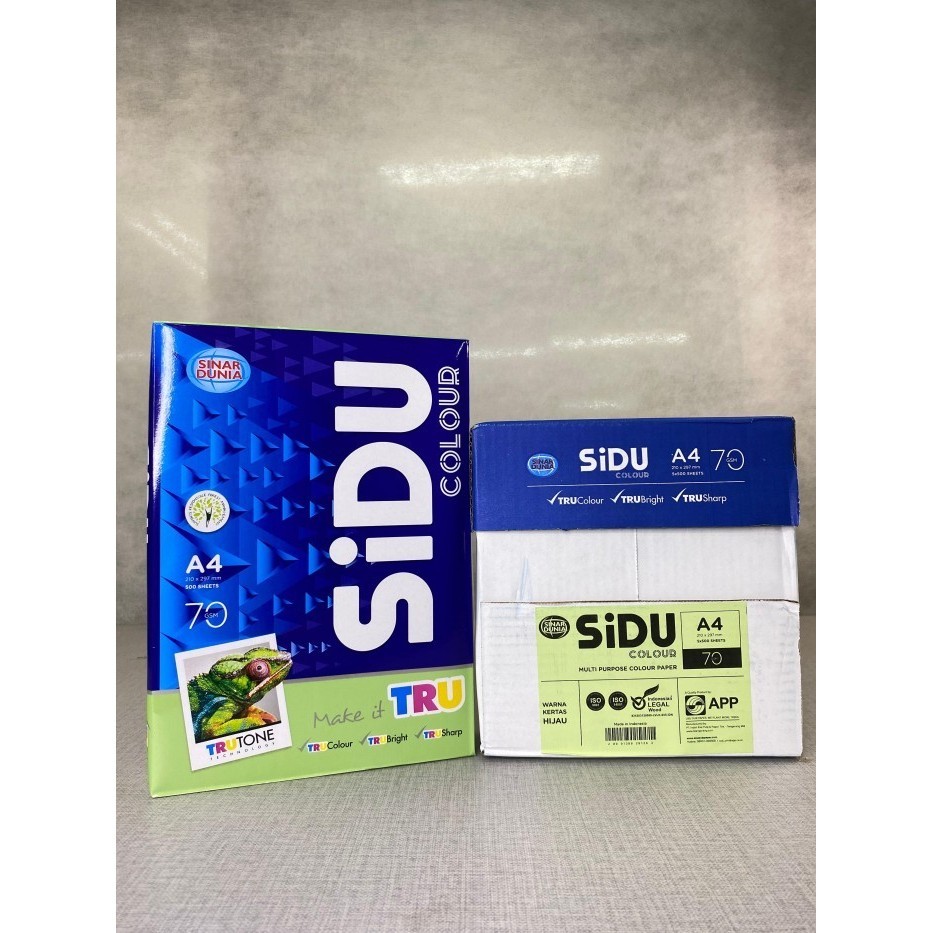 

Kertas HVS WARNA A4 70 gsm PER-KARTON (1 KARTON isi 5 RIM)