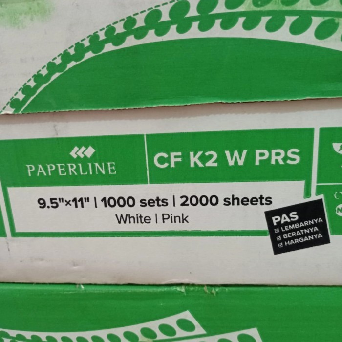 

kertas komputer continuous form paperline 2ply 9,5x11:2 PRS 1000 seat