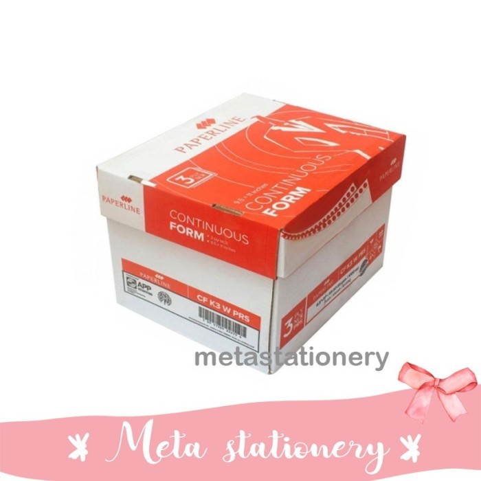 

Continuous Form Paperline 3 Rangkap / 3 Ply ( PRS ) atau Bagi 2