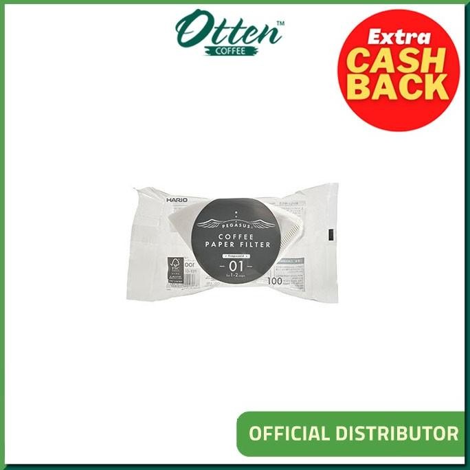 

sale! hario - kertas saringan kopi pegasus paper filter pef-01-100w (100lbr)