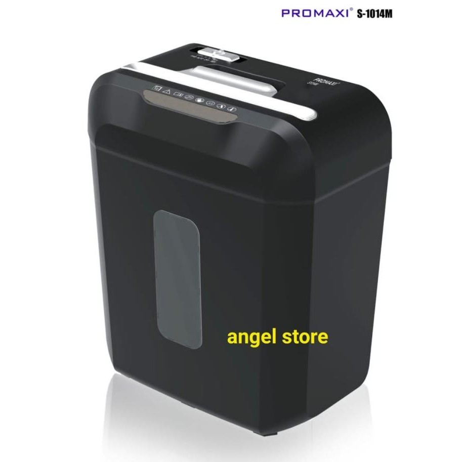 

sale! promaxi s-1014 m micro cut mesin penghancur kertas & cc paper shredder