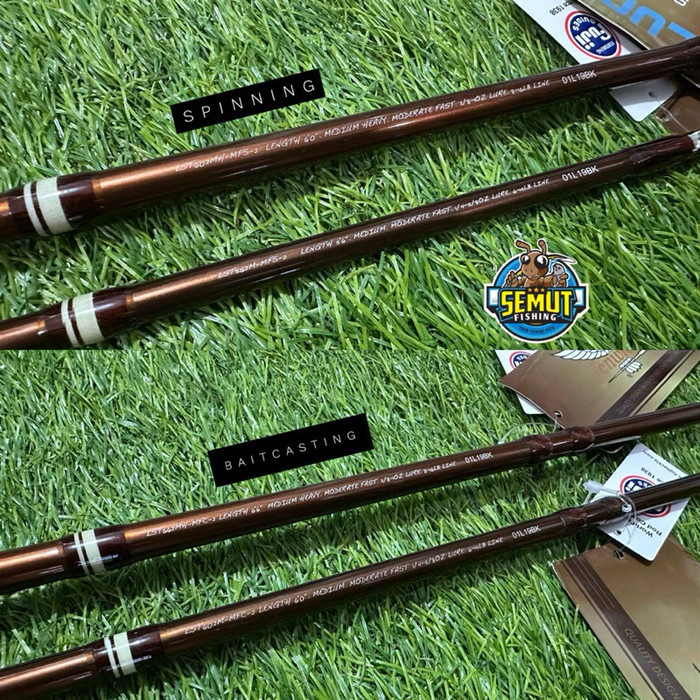 Reel Joran Fenwick Lunker Stik Spinning & Baitcasting Rod