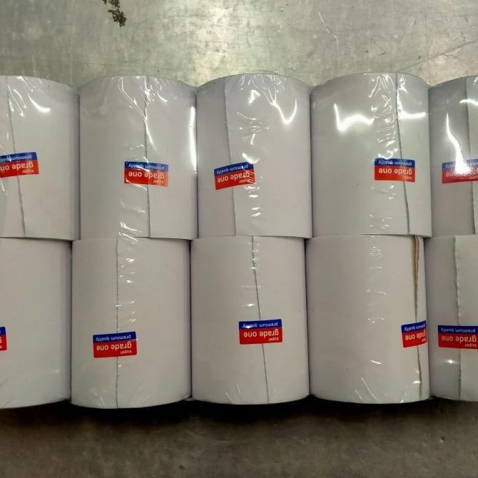 

sale! kertas struk kasir/paper roll 75x65 3 ply 1 pak isi 10 roll