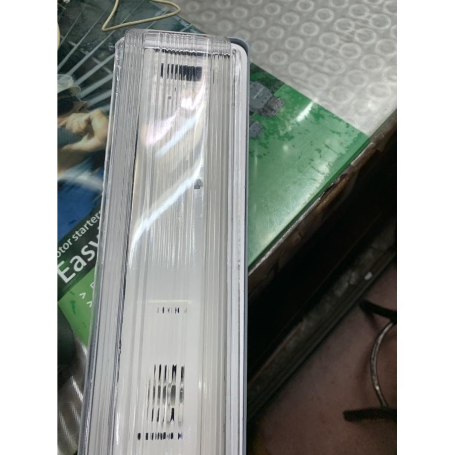 NEW SET KAP LAMPU TL LED PHILIPS T8 1X18 WATT 1X20W WATERPROOF IP65 60CM