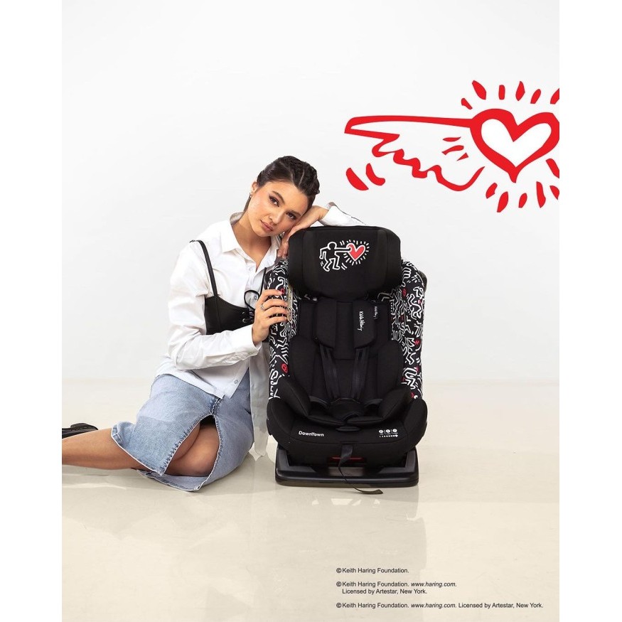 PROMO Carseat Cocolatte Downtown Black Keith Haring / Kursi Mobil Anak