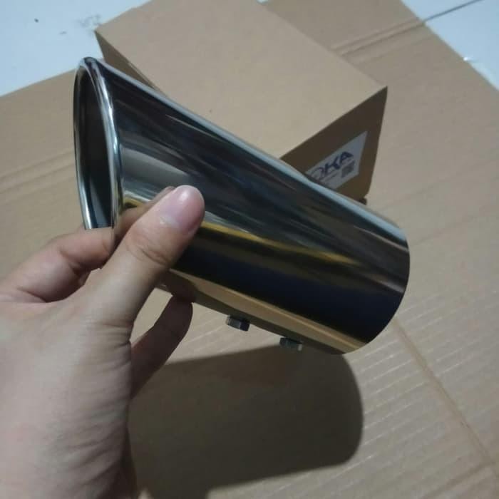 Muffler Cutter Buntut Knalpot Honda Brio Satya Brio Rs Mobilio Universal Diameter 6Cm