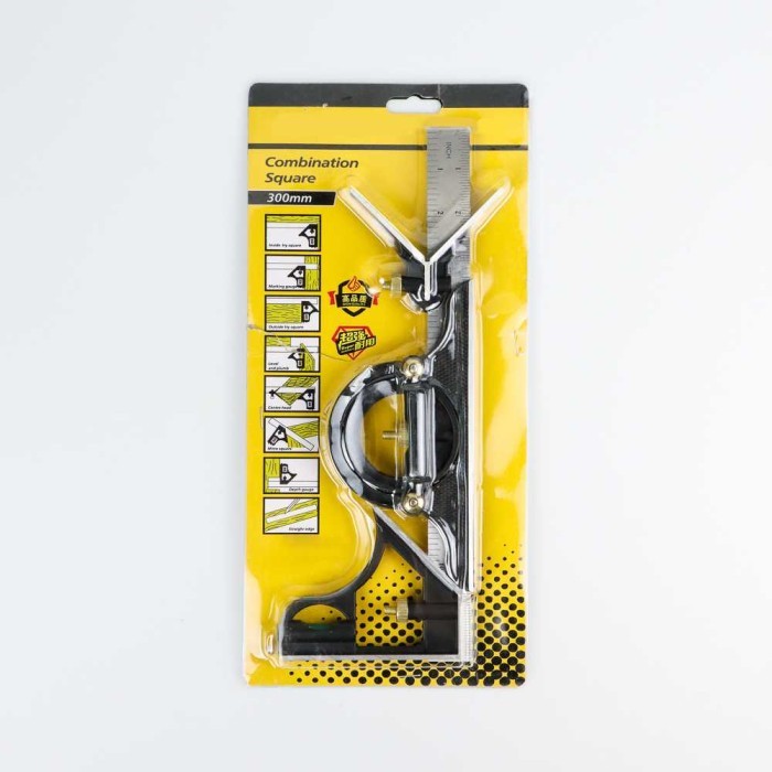 

TERLARIS! JFactory Penggaris Multifungsi Adjustable Angle Ruler Set 30 cm