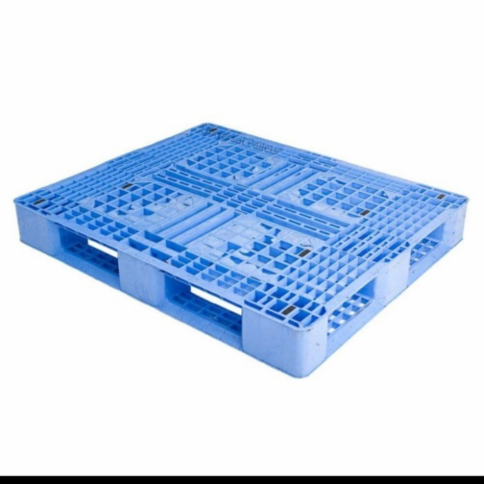 

TERBARU! palet plastik ukuran 110x110x12 warna bi Busan nahn berat 1,ton