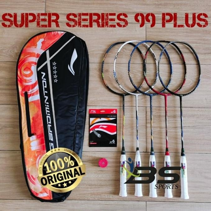 RAKET BADMINTON LINING SUPER SERIES SS99 PLUS SS 99 PLUS ORIGINAL