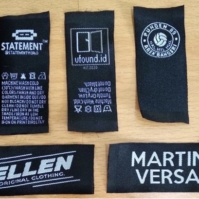 

PROMO! woven label rajut paket murah