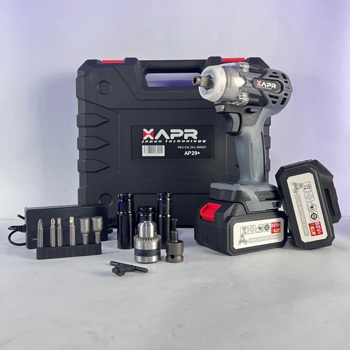 :::::::] Impact Wrench GTOOLS GT06+ Facelift 88v Mesin Pembuka Baut Ban CVT