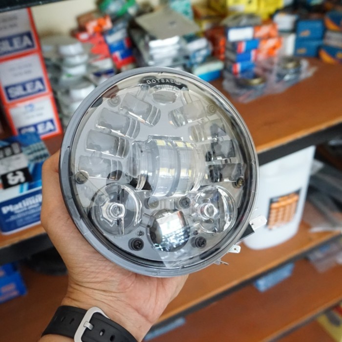 ] Lampu LED Daymaker Vespa Fisheye 16 Titik 5.75 Inch