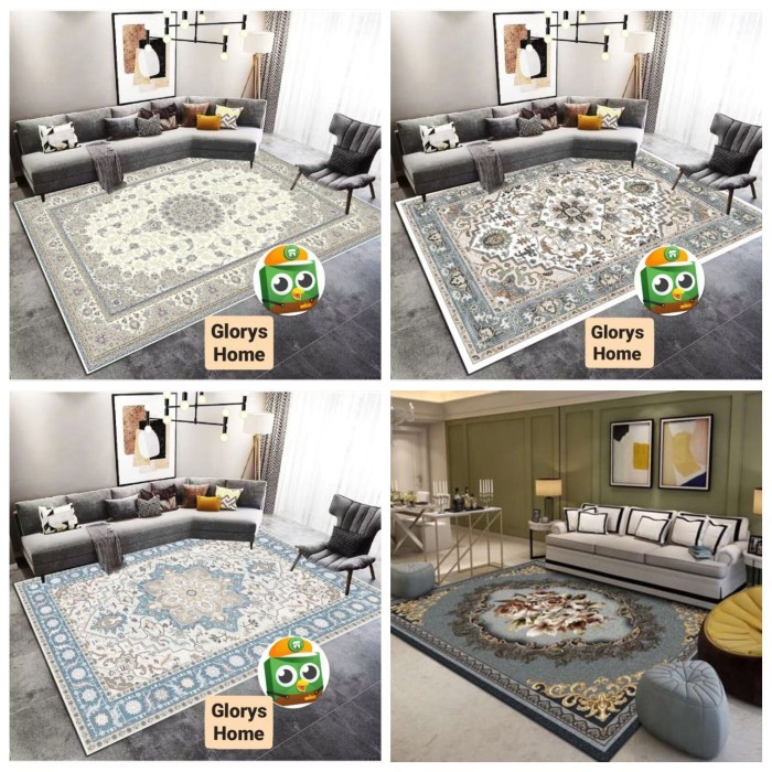 Karpet Lantai Impor Ruang Tamu Jumbo Besar Motif Klasik 2