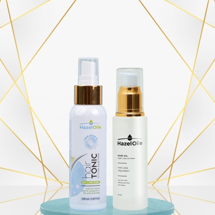 HAZELOILE PAKET DUO HEMAT (NIGHT CARE 50ML + HAIR TONIC 100ML)