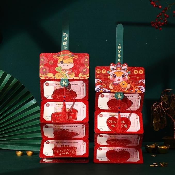 

6 SLOT ANGPAO IMLEK ANGPAU SINCIA AMPLOP MERAH CHINESE NEW YEAR P52A