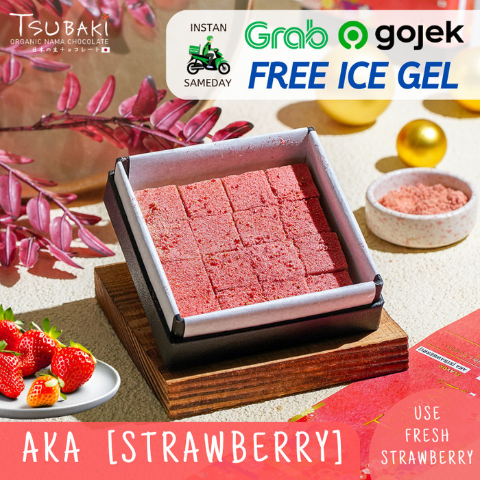 

Tsubaki Premium Japanese NAMA Chocolate [AKA / STRAWBERRY]