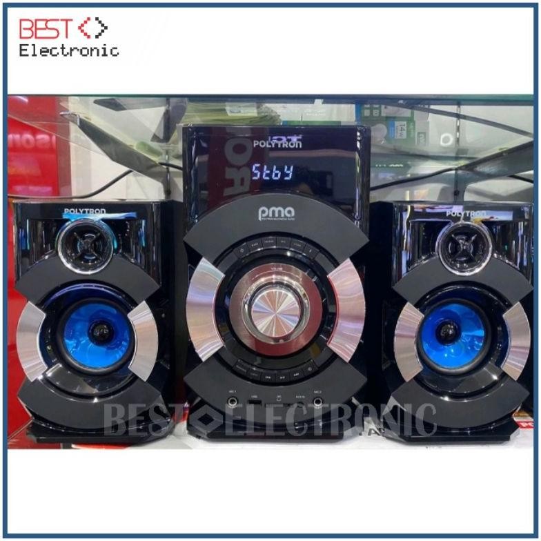 ngel promo tipe baru polytron speaker bluetooth + radio pma 9527 / pma9527 pma9507 pma 9507 extra ba