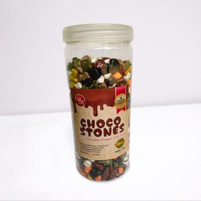 

Choco Stone Cokelat Kerikil 1kg - Coklat Krikil 1kg - Made in Turkey