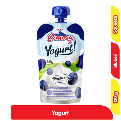 

Cimory Yogurt Squeeze Bluberi 120 g