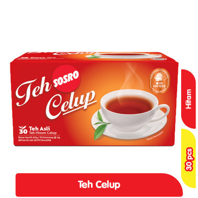 

SOSRO Teh Celup Hitam 30 Kantung Celup