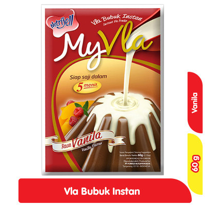 

Nutrijell My Vla Bubuk Instan Vla Vanila 60 g