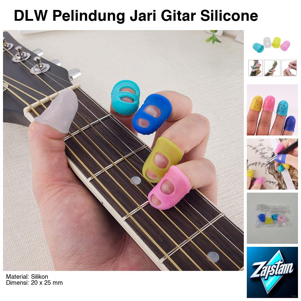 DLW Pelindung Jari Gitar Silicone Fingertip Protector 5 PCS - DLW-05