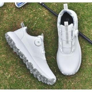 Murah Sepatu Golf Tali BOA Pria Wanita Shoes Golf X19 White Grey Non COD