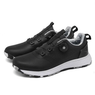 Murah Sepatu Golf Tali BOA Pria Wanita Shoes Golf X19 Waterproof Golf Fashion Black Non COD